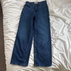 Madewell Dark Blue Flare Jeans